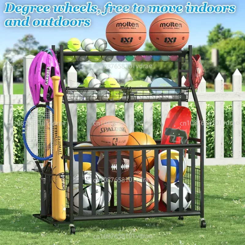 Sports Equipment Bag With Wheels - Сумка для хранения спортивного инвентаря со