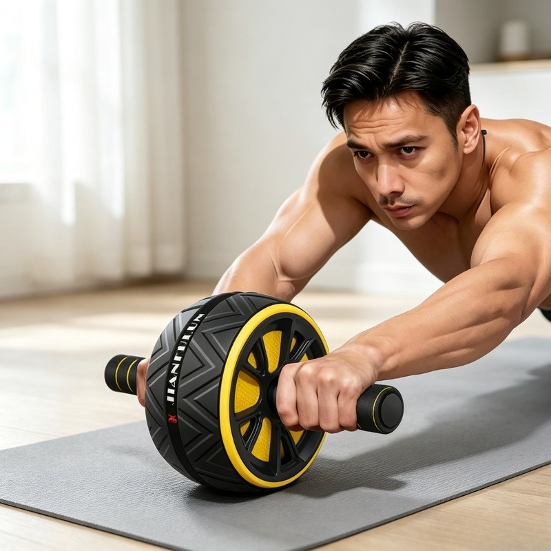 Sports Equipment Website - Ролик для пресса с нескользящей ручкой,
