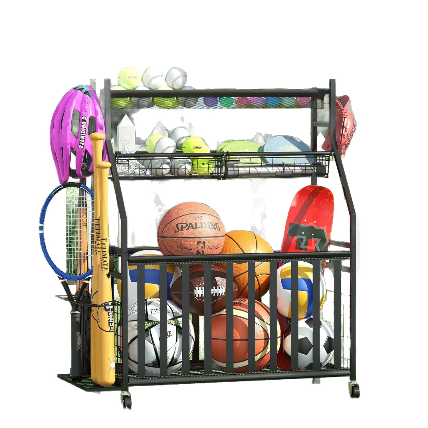 Sports Equipment Bag With Wheels - Сумка для хранения спортивного инвентаря Встроенная