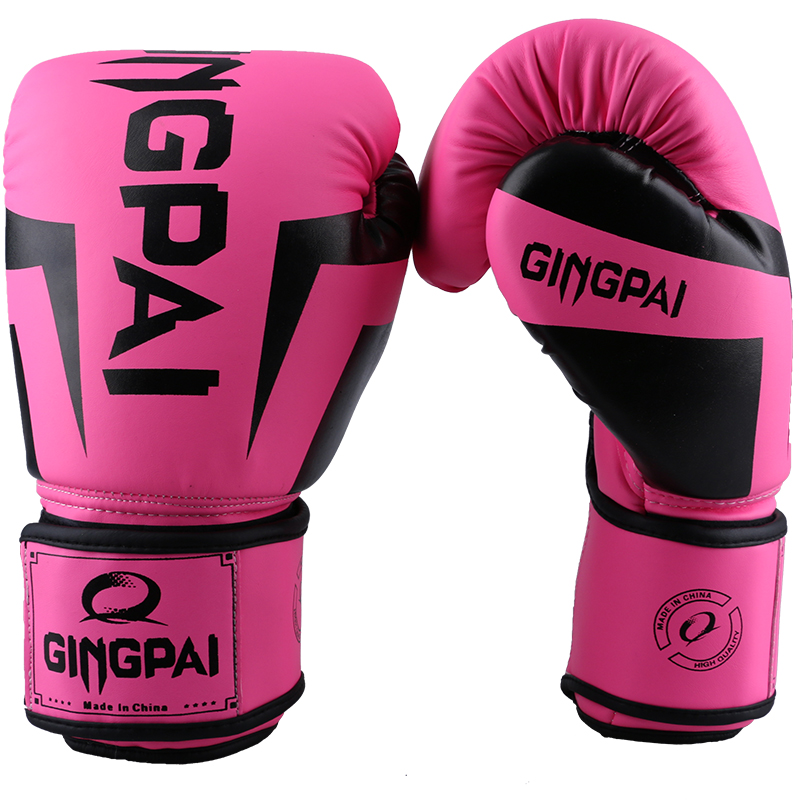 Boxing Glove Set - Хорошее качество розовые взрослые кик боксерские