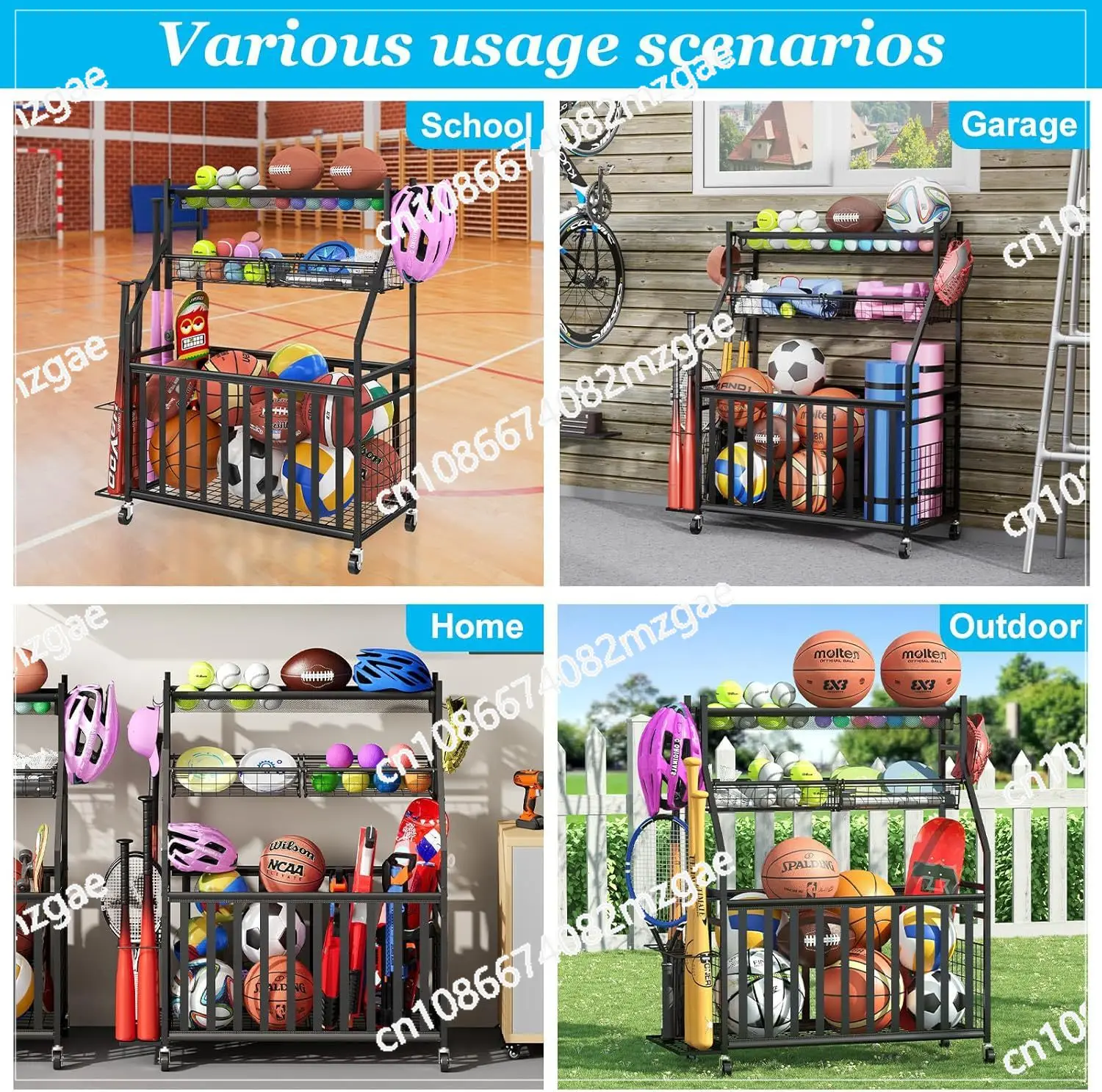 Сумка для хранения спортивного – обзор и цена Sports Equipment Bag With Wheels