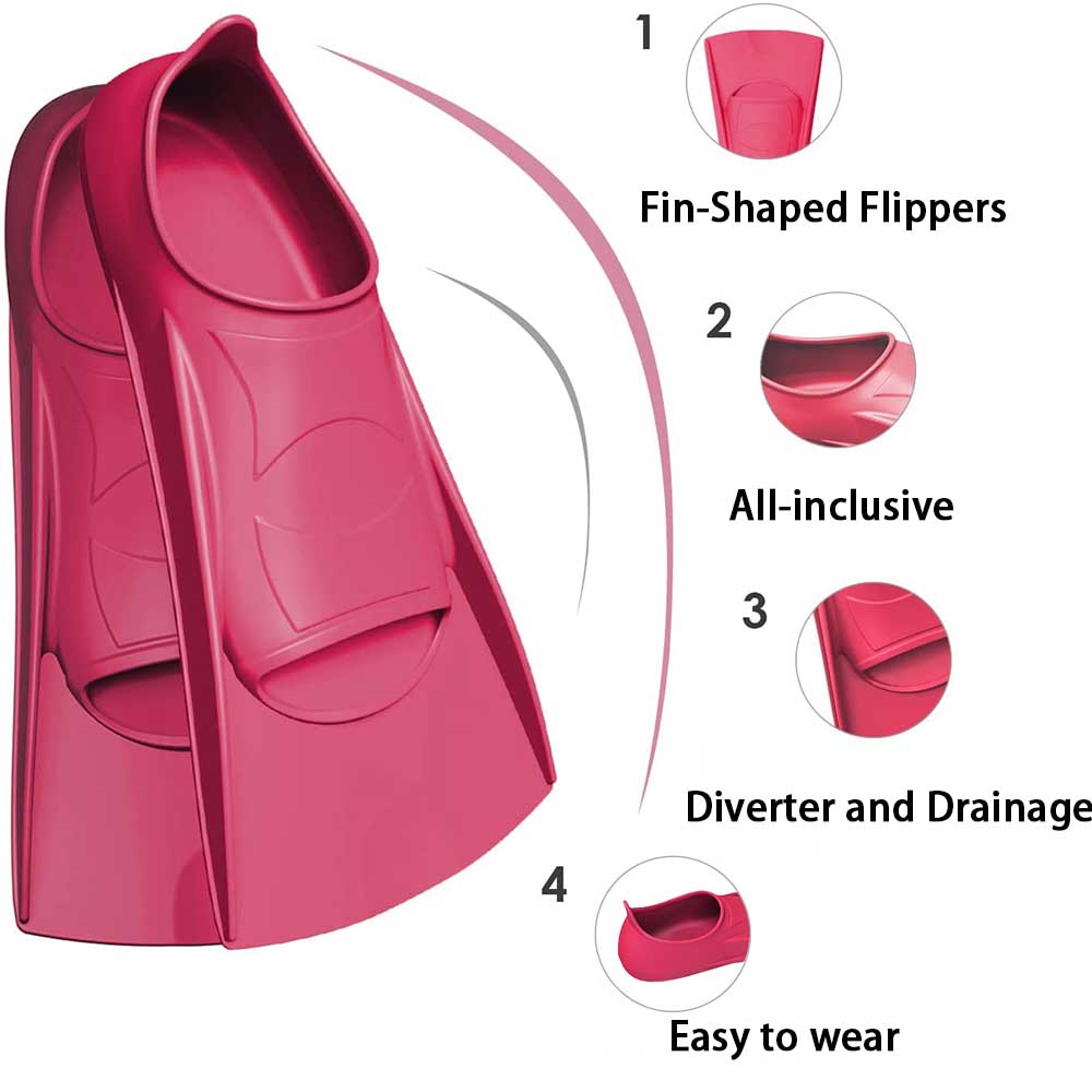 Силиконовые плавательные ласты – обзор и цена Swim Fin Short Blade